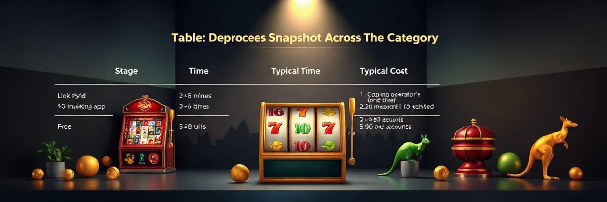 Table: Deposit Process Snapshot Across the Category: payid deposit pokies guide for players in Australia